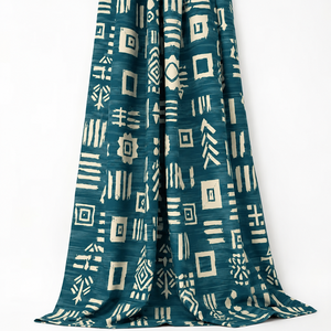 Tela Dobby de Algodón Peinado Estampada, de Peso Medio, Transpirable, para Vestidos, Camisas y Bolsos - Product Image 1