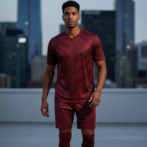 Tenue de football personnalisée sublimée pour femmes, hommes et jeunes – Ensemble maillot graphique entièrement sublimé – Vêtements de sport pour équipe - Product Image 3