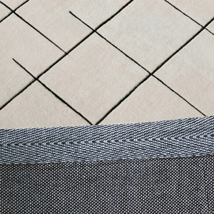 Alfombra de Lana Hecha a Mano con Diseño Geométrico Verde, Alfombra Personalizada, Proveedor de Alfombras, Muestra Disponible - Product Image 6