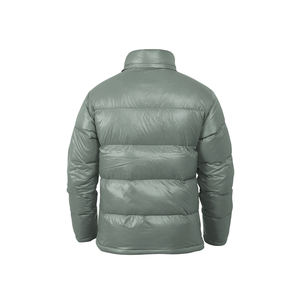 Veste d'extérieur pour homme, style simple de haute qualité avec col montant, en tissu tricoté de laine pour l'hiver, doudoune pour homme - Product Image 2