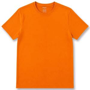 เสื้อยืดผู้ชายสีเทา แขนสั้น ผ้าฝ้ายใยไผ่ ทอแบบวอร์สเตด ป้องกันขนร่วง น้ำหนัก 260 กรัม คอกลม ทรงปกติ สวมใส่สบาย ลายตัวอักษร - Product Image 5