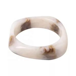 Brown Green Black Red Resin Shaded White Resin Bangle <b>Charm</b> <b>Bracelet</b> Best Selling Products in America Australia Europe - Product Image 3