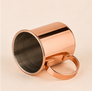 Hot Selling Handmade Pure Copper Moscow Mule Mug with Ergonomic Handle Polished Finish Metal <b>Drinkware</b> for Cocktails - Product Image 2