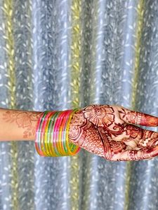 Multicolor Gold Plated Jelly <b>Bangles</b> Set Lightweight Plain Stackable Chudi Women Traditional Ethnic Wedding Jewelry - Product Image 3