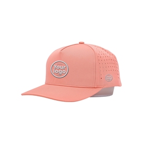 Casquette de golf respirante à séchage rapide avancée avec logo personnalisé, bande de couture intérieure, étiquette tissée avec cordon, casquette sportive active à 5 panneaux avec fermeture snapback - Product Image 1