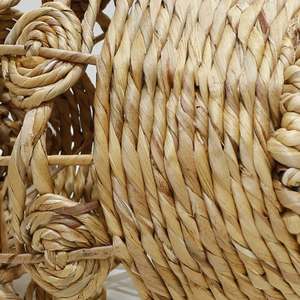 Artex Dong Thap Factory Almacenamiento de algas marinas Jarrones pintados rústicos Florero Decoración para el hogar Artesanía de jacinto de agua Artesanías naturales - Product Image 2