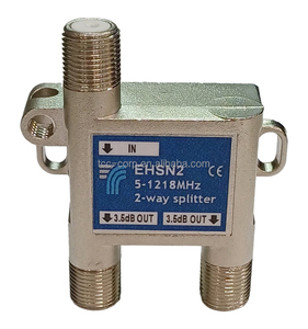 TCC Nickel-Plated Copper <b>Splitter</b> for 75 System 5-1218MHz Frequency Range - Product Image 3