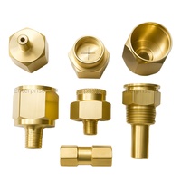 Servicio de Mecanizado Rápido de Piezas Metálicas de Latón para Prototipos de Torneado y Fresado CNC de Alta Precisión para Componentes Metálicos Personalizados de Aluminio