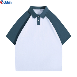 Camisas Polo para Hombre, 100% Algodón, Diseño Color Block, Camiseta Polo para Hombre, Verano, Moderna, Holgada, Casual, Manga Corta, Cuello Camisero - Product Image 4