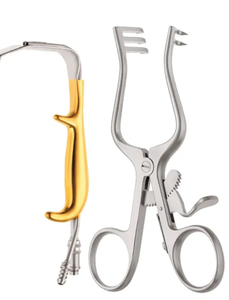 Hintermann Distracteur/Rétracteur à fil K personnalisé, Miroir manuel portable PK, Miroir mat, Finition anti-taches, Certifié CE ISO, Matériel - Product Image 2