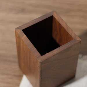 Sustainable Wooden Cutlery <b>Storage</b> Box Dining <b>Table</b> Utensil Holder - Product Image 2