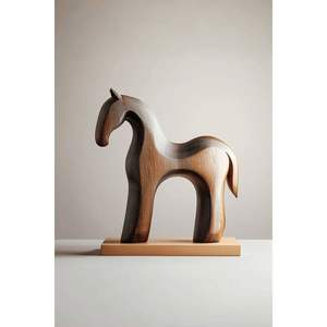 Sculpture en bois sculptée, accent décoratif mural pour les intérieurs, enseignes murales en bois de qualité supérieure - Product Image 4