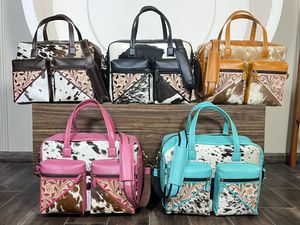 Bolsas de Pañales de Cuero Repujado de Gran Capacidad, Bolsas de Pañales Multifuncionales para Mamá con Bolsillos con Cremallera, Organizador de Viaje para Bebé - Product Image 4