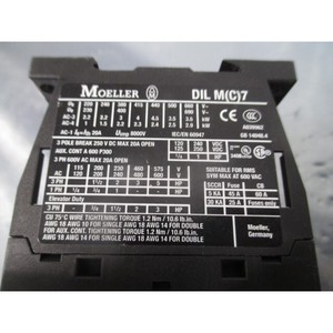 MOELLER DIL M(C)7, 3 Pôles, 250 VDC, 20 A - Équipements et Pièces Semi-conducteurs d'Occasion Mondialement Renommés - Product Image 1