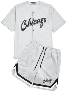 Custom Design Vintage Summer Tshirt <b>Shorts</b> <b>Set</b> for <b>Men</b> <b>Men's</b> Cotton <b>Pajamas</b> Streetwear in Bangladesh <b>Men's</b> Tracksuit - Product Image 2