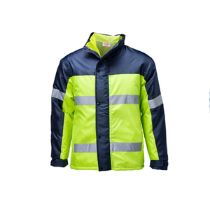 Mens Reflective High Visibility Waterproof Safety <b>Work</b> <b>Jacket</b> for <b>Construction</b> Outdoor Protection - Product Image 4