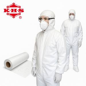 Combinaison de personnalisation personnalisée en tissu, textile stratifié, membrane micro-figurines PE imperméable et respirant, soufflé à l'état fondu - Product Image 1