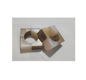 Trending Wood & Resin Napkin Ring Multi Shade Resin Customized Packaging for Table Decor Home Hotel Restaurant <b>Weddings</b> - Product Image 6