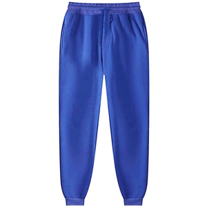 Survêtement bleu à capuche pour homme CUSTOM APPAEL, couleur unie, manches longues, décontracté, pour l'automne, 100% coton, pantalon zippé, coupe classique, 2 en 1 - Product Image 3