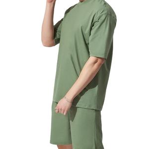 Nouvelle Collection Tendance Été Ensemble 2 Pièces Homme Respirant Décontracté Tricoté Uni Tenue Sportive Sans Manches Confortable Short Vêtement d'extérieur OEM - Product Image 2