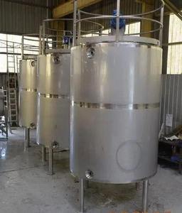Réservoir Cylindrique Vertical en Acier Inoxydable de Haute Qualité SS304L, Conteneur à Moteur Contrôlé par PLC, Télécommande, Stockage de Produits Chimiques - Product Image 3