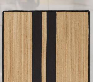 Alfombra de Yute Trenzada Estilo Boho, Tejida a Mano, de Fibra Natural, Estilo Rústico Chic para Decoración de Sala de Estar - Product Image 1