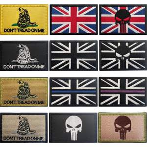 Écusson brodé personnalisé du drapeau national français en dentelle PVC 3D avec boucle auto-agrippante pour la couture de vêtements – Collection de drapeaux nationaux européens - Product Image 4