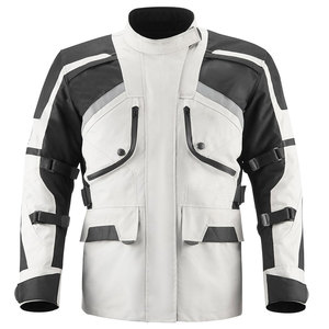 Veste de moto unisexe personnalisée, respirante, imperméable, coupe-vent, en Cordura, avec protection CE, pour adultes, en textile 600D, pour la course et le tourisme - Product Image 1