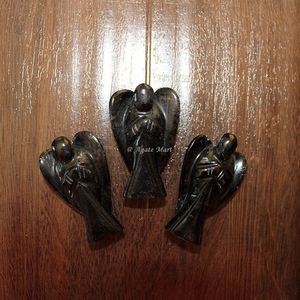 พลอยเทียมอาเกตขนาดเล็กสำหรับทำหัตถกรรมรูปนางฟ้าแกะสลักจากฮวงจุ้ย - Product Image 5