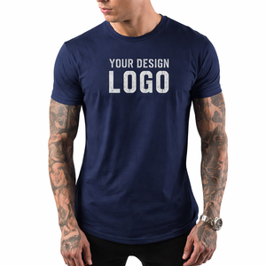 Nouveau T-shirt Homme 2026 Coupe Slim Personnalisée pour Musculation, 95% Coton 5% Élasthanne, Écologique et Séchage Rapide - Product Image 1