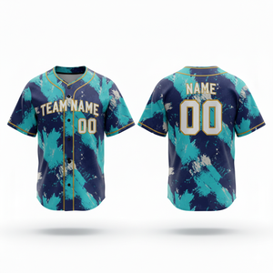 Camiseta de Béisbol Personalizada, Transpirable, de Secado Rápido, 100% Poliéster, Sublimada, con Cuello en V, Unisex, Logotipo Frontal, Speed Plus - Product Image 3