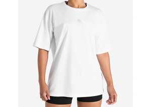 Camiseta deportiva para mujer, de alto rendimiento, transpirable, que absorbe la humedad, para correr, entrenar, ropa deportiva, directo de fábrica. - Product Image 5