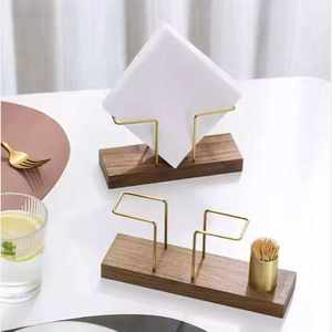 Boîte à mouchoirs en métal la plus vendue, rectangulaire, pour rangement de papier facial, avec revêtement en poudre/fini doré, design moderne - Product Image 1