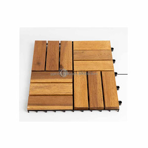 Tarima de Madera de Acacia Vietnamita para Exteriores, Losetas de Madera Entrelazadas, Impermeables, Antideslizantes, Ecológicas, Sin Mantenimiento - Product Image 5