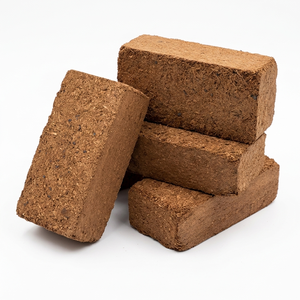 Cocopeat Briquette As <b>Soil</b> Conditioner - 650g Custom Packing Coco Peat Landscapers, Farms Indian Supplier - Product Image 3