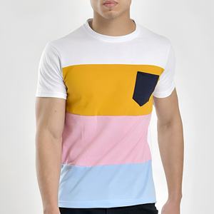 Camiseta de Algodón Lisa para Hombre, Camiseta de Manga Corta para Verano, Camiseta Informal de Algodón Ligera para Hombre, Camiseta Básica de Algodón para Hombre - Product Image 1
