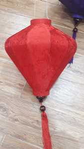 Wholesale Diamond Shape Silk Lanterns Vietnam Bamboo Frame Silk Lanterns Decorative Silk Lanterns For Wedding - Product Image 2