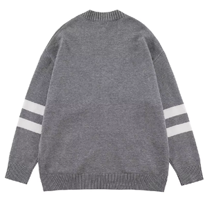 Cardigan en laine acrylique tricoté de haute qualité pour femme, col rond, décontracté, anti-boulochage, avec logo brodé personnalisé - Product Image 6