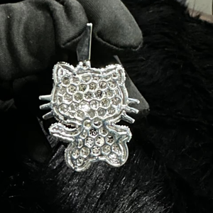 Custom ODM OEM Pink Kitty Logo Necklace Designer Pendant Fine Jewelry Pendants & <b>Charms</b> Stainless Steel Factory Jewelry - Product Image 1