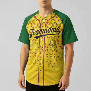 Maillots de baseball et de softball unisexes 100% polyester rayés respirants à séchage rapide personnalisables par sublimation pour clubs sportifs - Product Image 1