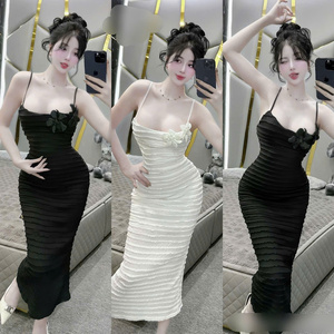 เดรสยาวผู้หญิงสไตล์เรียบหรู ผ้าไหม ใส่สบาย เหมาะสำหรับโอกาสต่างๆ ทั้งลำลองและเป็นทางการ - Product Image 3