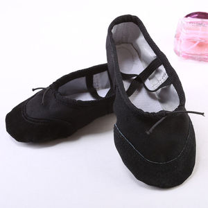 รองเท้าบัลเลต์ผ้าแคนวาสยืดได้ น้ำหนักเบา นุ่มสบาย ราคาโรงงาน - Product Image 5