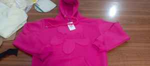 Custom 100% Cotton <b>Sweatshirt</b> Hoodie 3D Embossed Printed <b>Sweatshirt</b> Hoodies Winter Knitted Lined Sweater Anti-Shrink Waterproof - Product Image 6