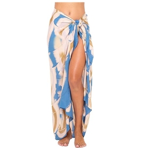 Tie Dye Sarong <b>Wrap</b> for Women 100% Rayon <b>Beach</b> Cover Up Long Pareo Swimsuit <b>Wrap</b> Skirt - Product Image 3