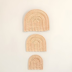 Rattan <b>Wall</b> <b>Decor</b> Interior Living Room Decoration Best Price Natural <b>Wall</b>-mount Sun and Flowers Set - Product Image 2
