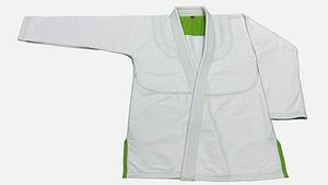 ชุดยิวยิตสูบราซิล (BJJ Gi) ดีไซน์ใหม่ คุณภาพสูง สำหรับผู้ชาย โลโก้ด้านหน้า ผ้าฝ้าย 100% ขายส่ง สำหรับการแข่งขัน - Product Image 2