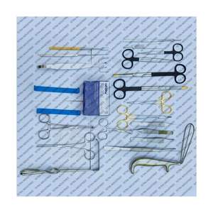 Venta al por mayor 21 PCS Facelift Surgery Instruments Set con caja gratis Acero inoxidable Rhytidectomy Plastic Surgery Instruments Set CE - Product Image 1