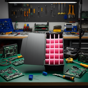 Vietnam Factory's Custom Anti-Static Foam Insert Corrugated <b>Box</b> Electronics Protection <b>Storage</b> Bin - Product Image 2