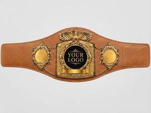 Ceinture de championnat de boxe en cuir personnalisée avec emblème d'aigle, ceinture d'arts martiaux unisexe pour Aikido, Taekwondo et Karaté, respirante - Product Image 3