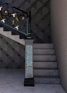 ราวบันไดเหล็กดัดพรีเมียมสำหรับบันไดโลหะสมัยใหม่และการออกแบบราวบันไดตามสั่ง - Product Image 5